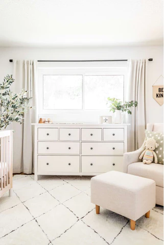 15 striking white nursery ideas